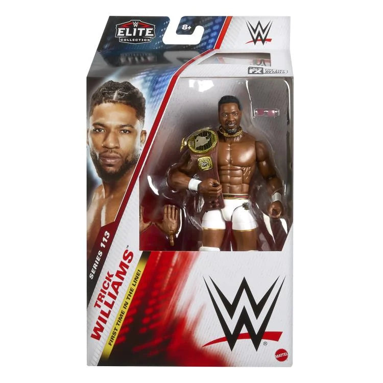 Trick Williams WWE Elite Collection Series 113 Action Figure - Authentic Wrestling Collectible for Fans & Display - Perfect for Play, Gifts, and Memorabilia