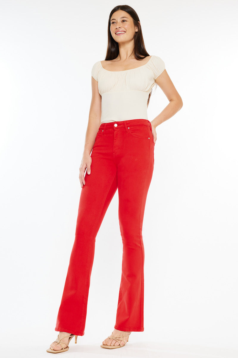 Ami High Rise Bootcut Jeans for Women - Stretchy Denim Pants with Flattering Fit | Perfect for Casual Wear, Office & Night Out