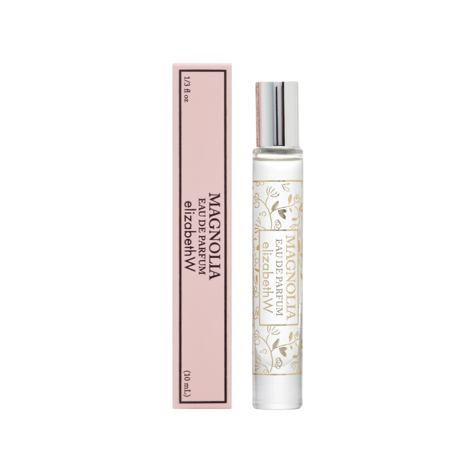 Elizabeth W Magnolia Rollerball Perfume 0.33 fl oz - Floral Scent for Women, Daytime Wear & Special Occasions
