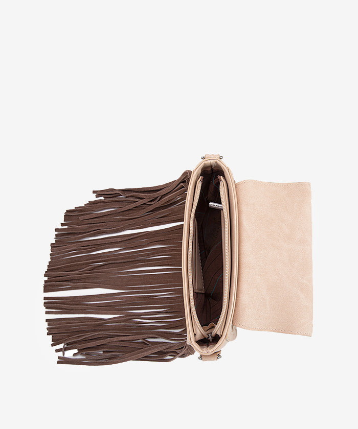 Montana West Cactus Embroidered Fringe Crossbody Bag for Women - Stylish Western Purse with Adjustable Strap - Perfect for Casual Outings, Music Festivals & Travel