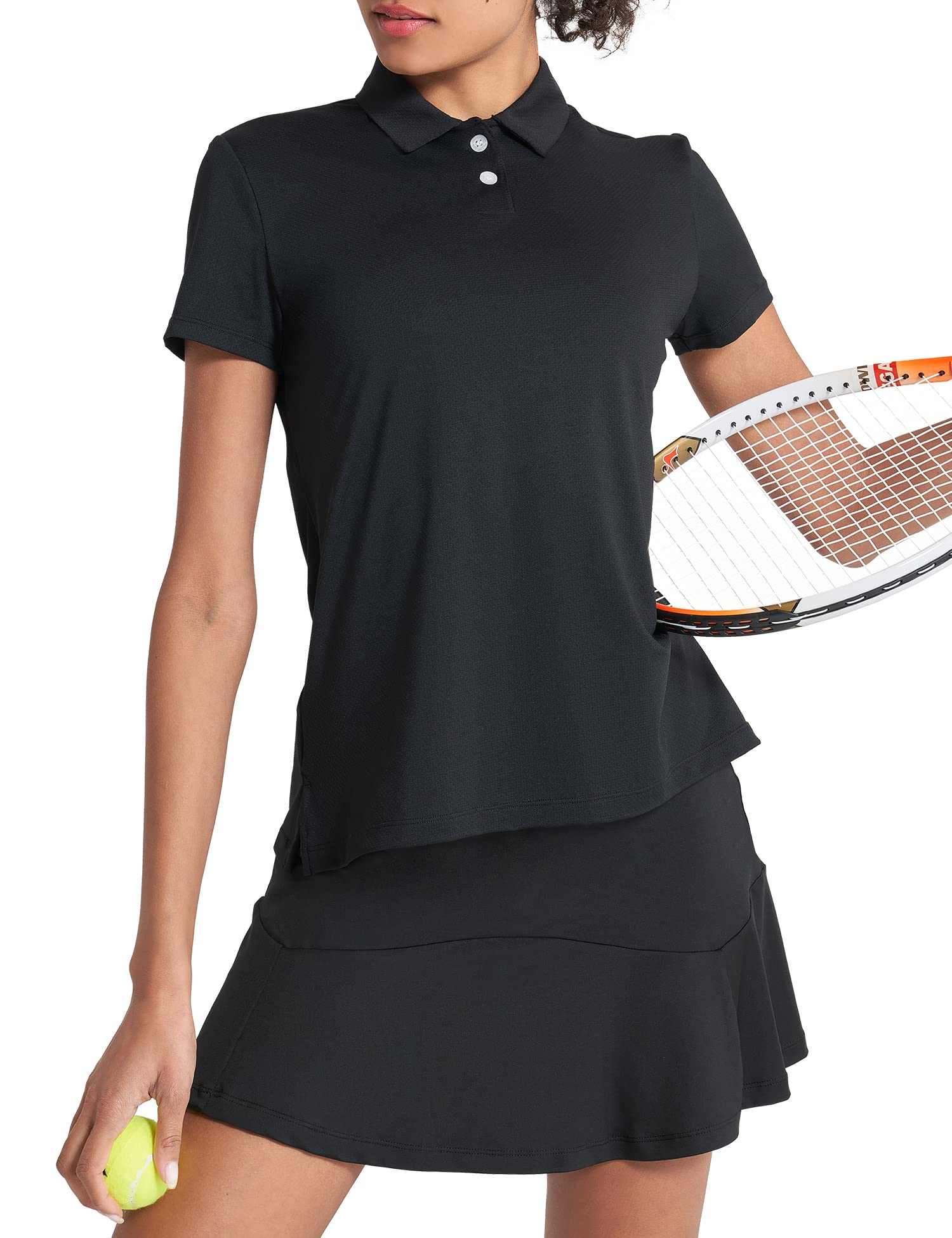 Women's 2-Piece Golf Outfit - Sleeveless Athletic Top & Tennis Skirt with Built-in Shorts | Lightweight Performance Wear for Golf, Tennis & Outdoor Sports