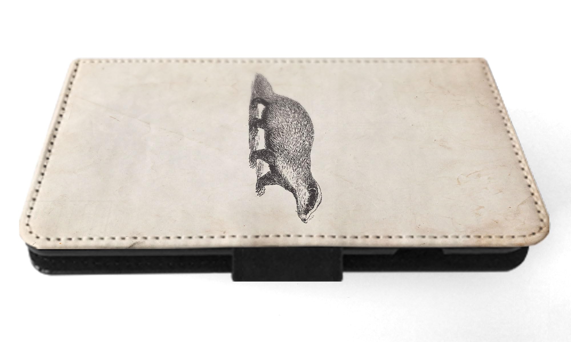 Badger FLIP Wallet Phone Case for Apple iPhone 15 Pro Max - RFID Blocking Leather Cover with Card Slots (Perfect for Travel, Work & Everyday Use)