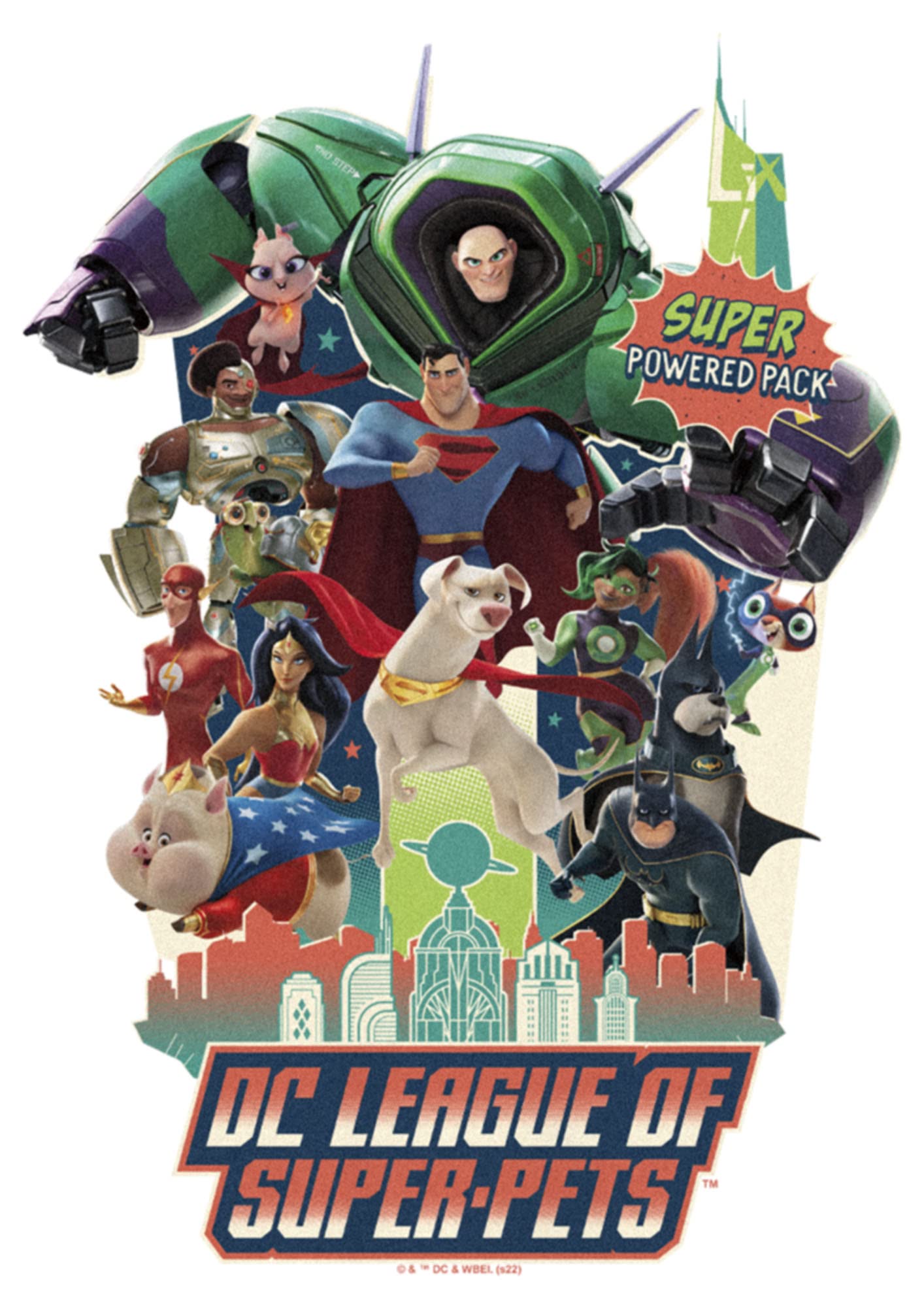 DC Super-Pets Character T-Shirt for Kids - Fun Superhero Outfit