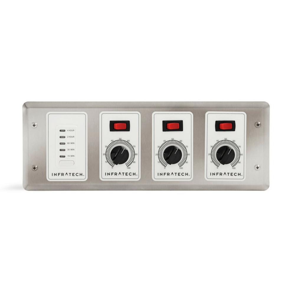 Infratech Solid State Zone Analog Controllers - Premium Heating Control for Home & Commercial Use - Perfect for Patios, Garages, and Workspaces