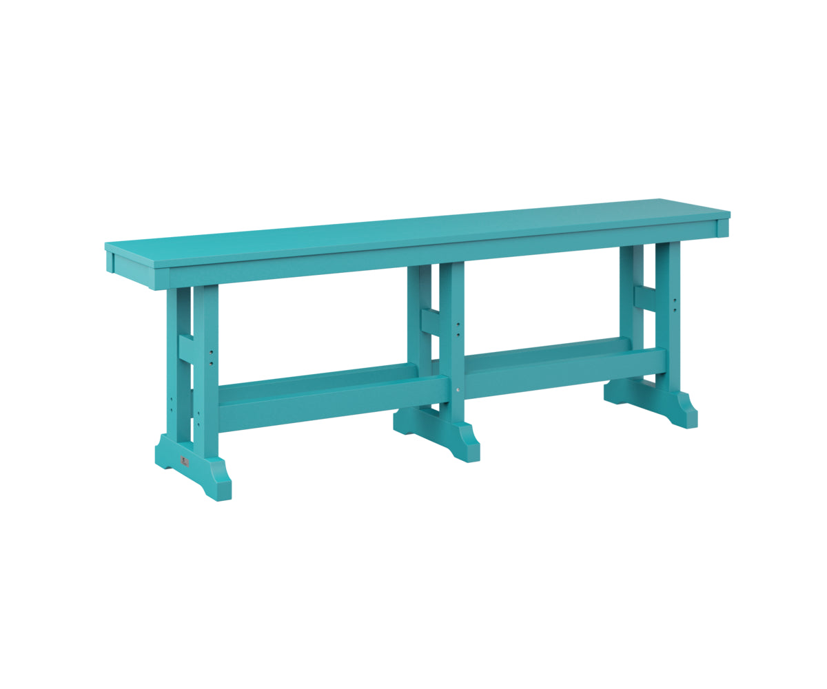 Berlin Gardens Garden Classic 66 Dining Bench - Outdoor Patio Furniture for Backyard, Deck, and Garden - Weather-Resistant Dining Set with Comfortable Seating