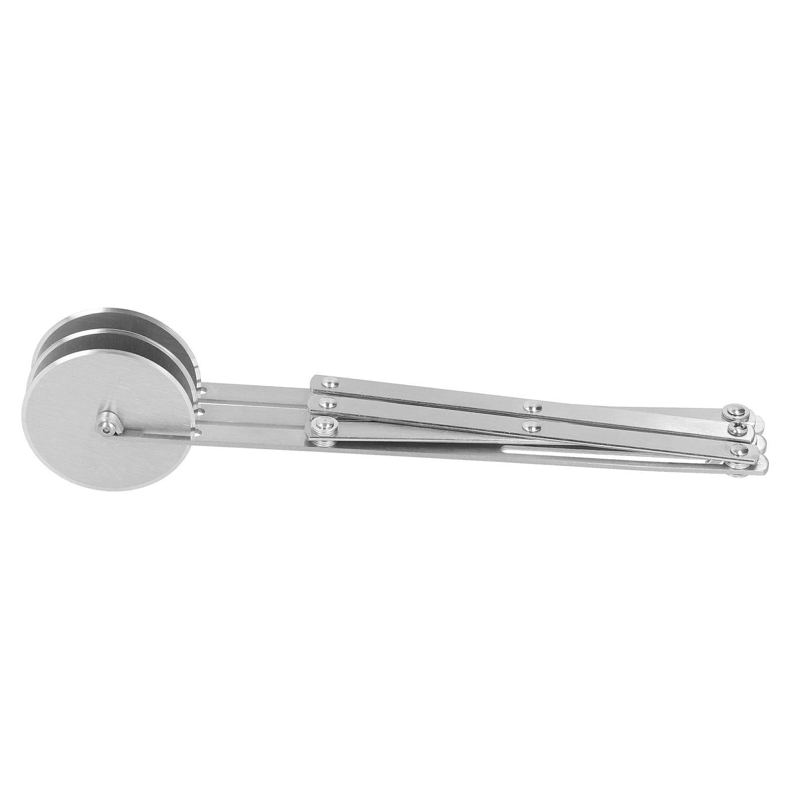 Stainless Steel Multi-Wheel Pizza Cutter - Adjustable Dough Pastry Bread Slicer for Kitchen Baking - Silver (3 Wheels) - Perfect for Homemade Pizza, Pies, Cookies & Pastries