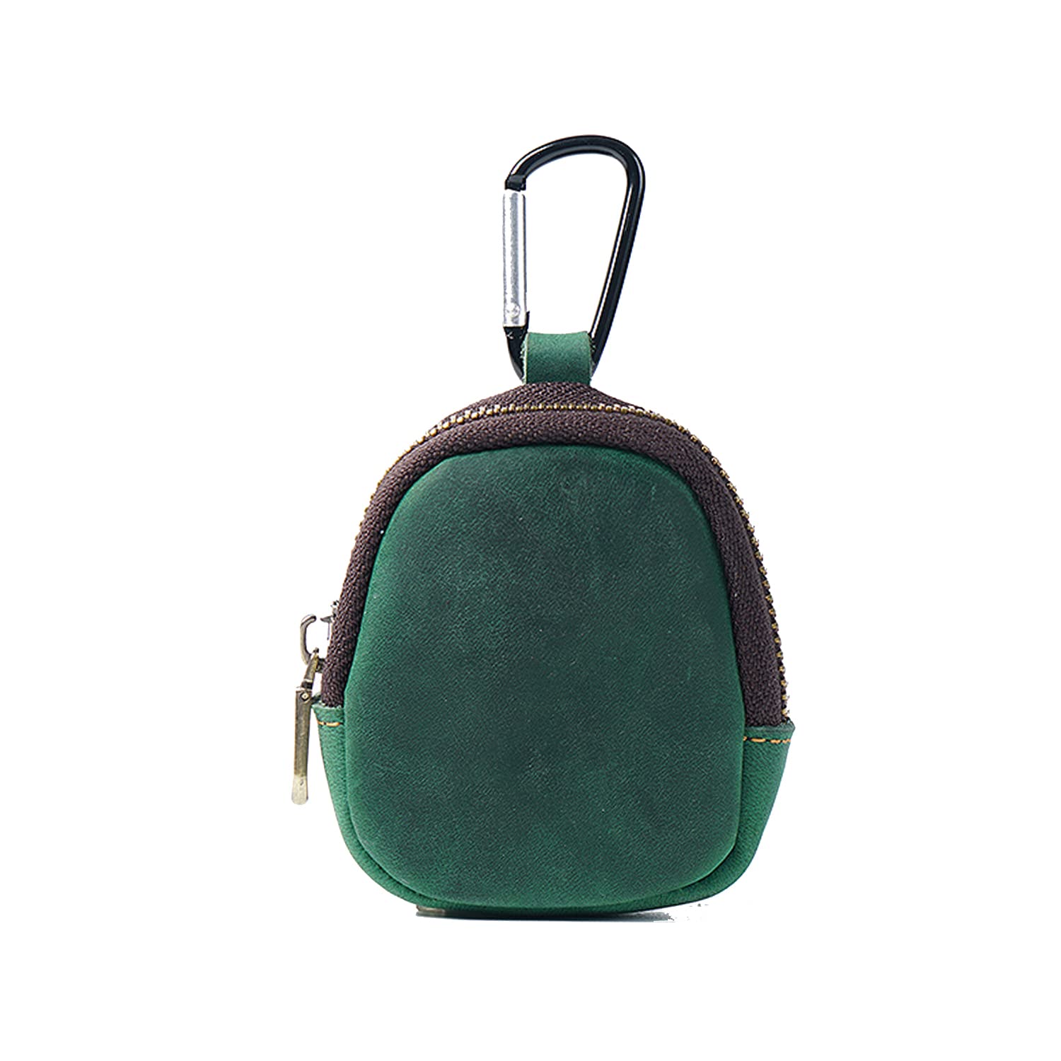 Premium Leather Zipper Coin Purse & Keychain Wallet - Compact Organizer for Coins, Keys, Cards - Durable & Stylish Travel Essential for Men & Women (Green) | Perfect for Daily Use, Gym, Shopping & Commuting | Great Gift for Birthday, Christmas | Use as Travel Wallet, Gym Accessory, Everyday Carry or Quick Errands Companion | Ideal for Office, Travel, Outdoor Activities & Daily Essentials Organization