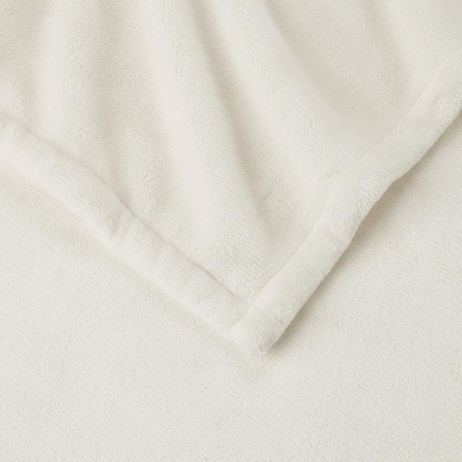 Serta ST54-0088 Microlight Heated Blanket - Ultra Soft Polyester & Cotton Blend Electric Warming Throw for Winter, Bed, Couch & Office Use
