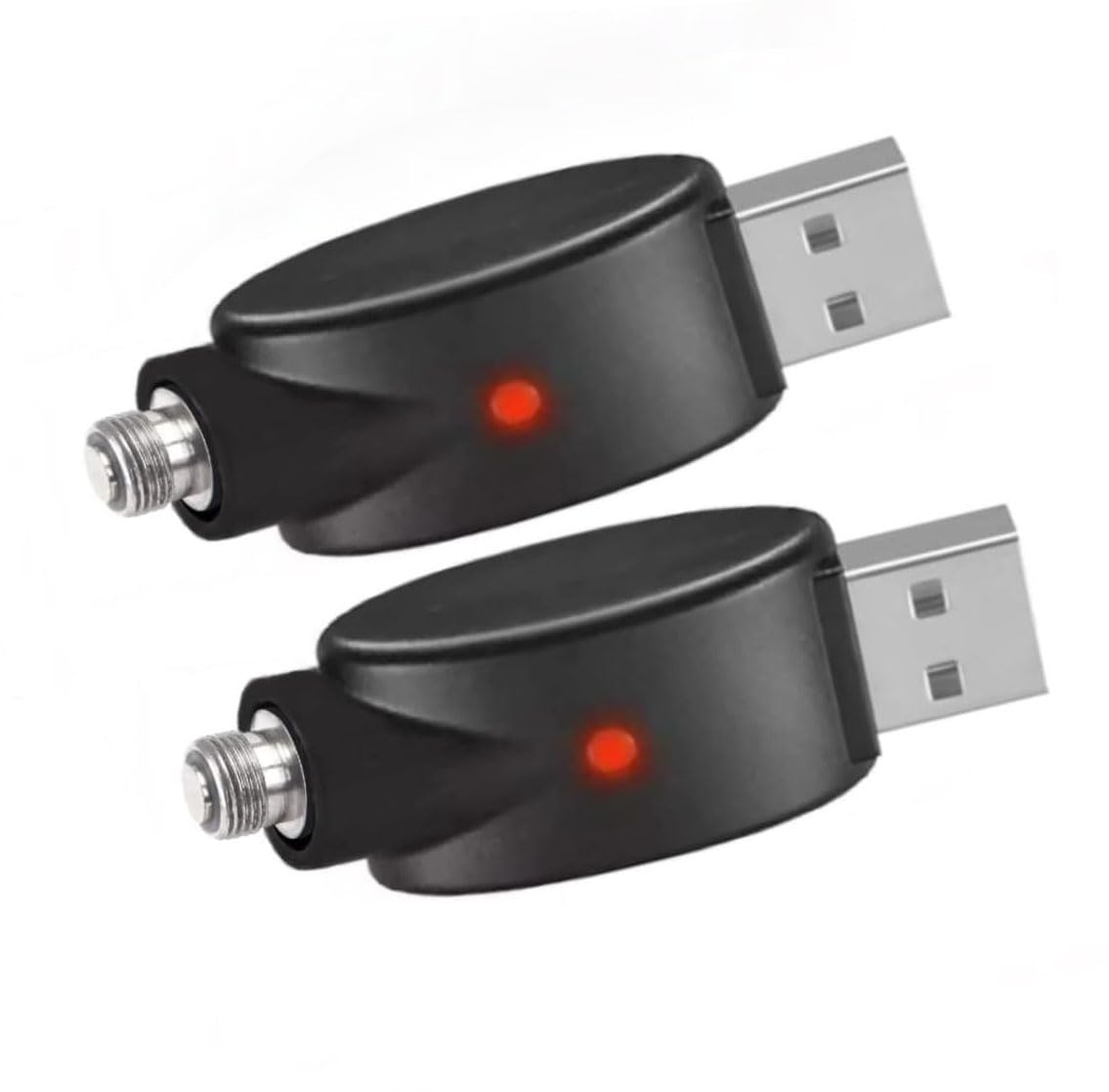 Smart USB Charger Adapter with LED Indicator - Fast Charging, Overcharge Protection - Perfect for Travel, Home & Office Use (2 Pack)