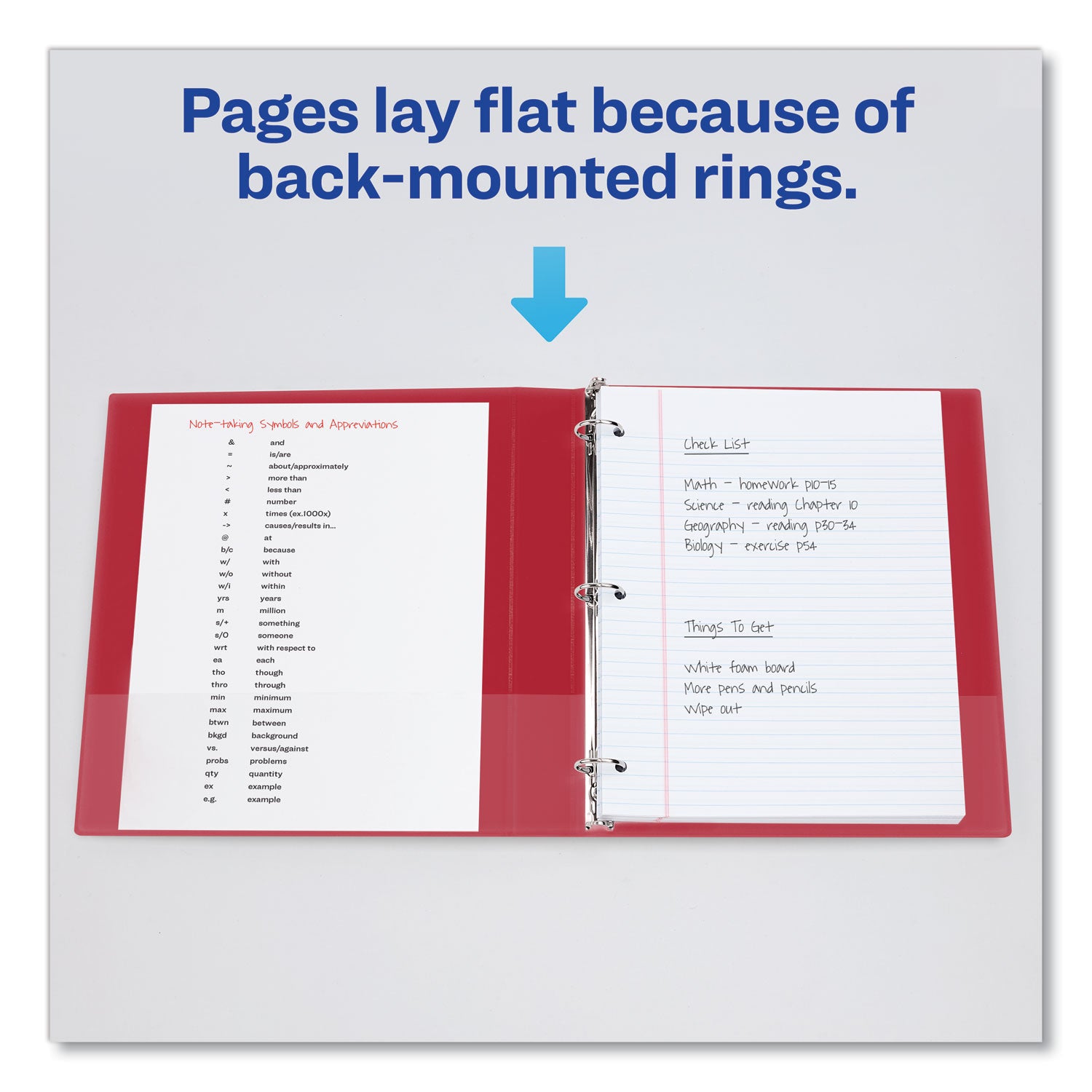 Avery® Durable 3-Ring Binder with DuraHinge™ Technology - 2