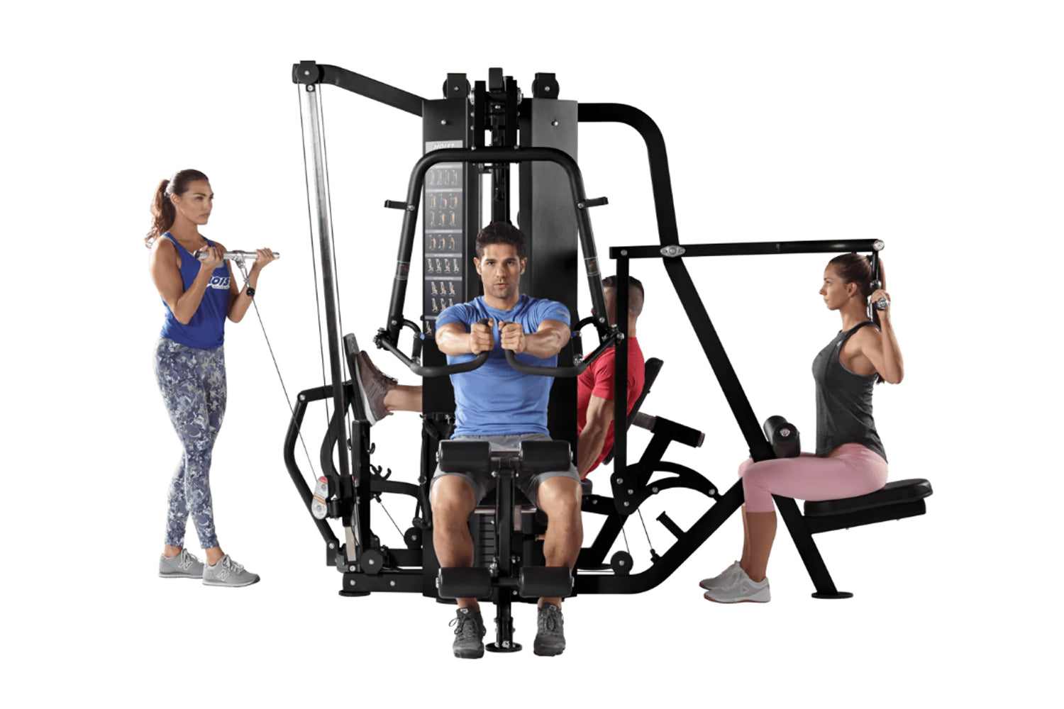 Hoist H4400 Multi Stack Home Gym - 4 Stack Strength Training Machine for Full Body Workouts | Perfect for Home & Garage Gym Fitness