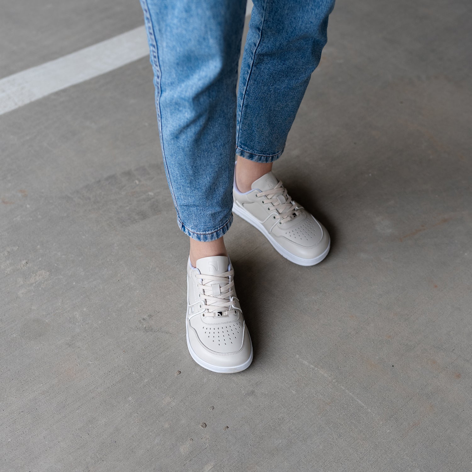 Barefoot Sneakers Barebarics Arise - Cream White Minimalist Shoes for Men & Women | Perfect for Running, Walking & Gym Workouts