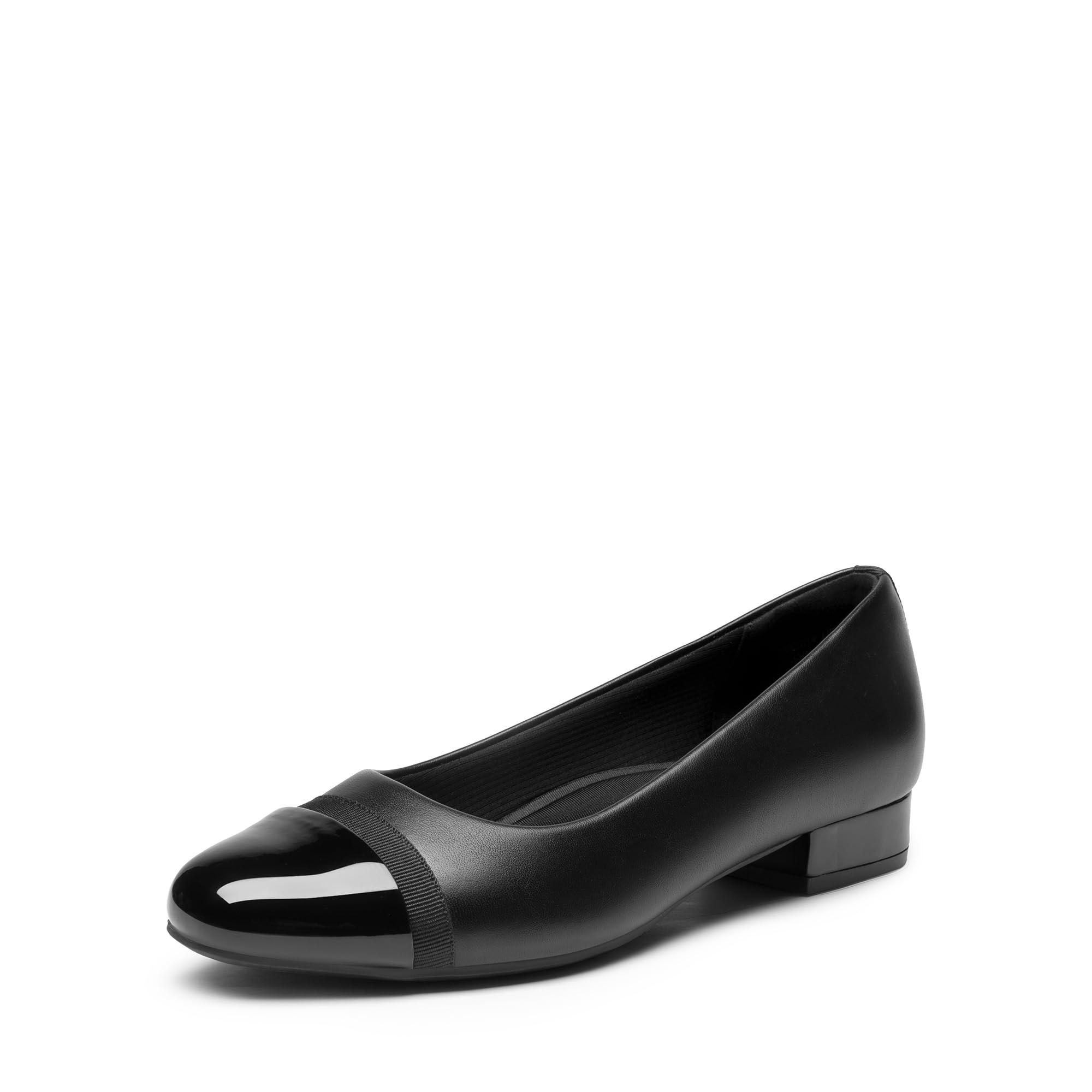 DREAM PAIRS Women's Chunky Low Block Heel Dress Shoes - Comfortable Closed Toe Work Pumps for Office, Party & Casual Wear | Slip-Resistant & Supportive for All-Day Comfort