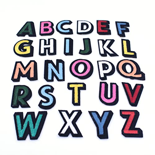 26pcs multicolour letters