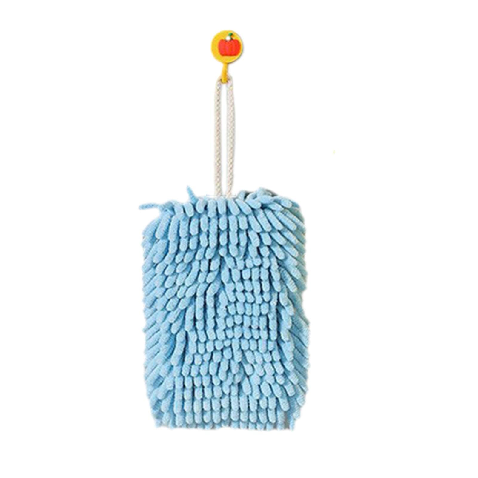 Premium Quick-Dry Kitchen Hand Towels - Ultra Absorbent & Soft Chenille Bath Towels with Lanyard for Kitchen, Bathroom & Home Use