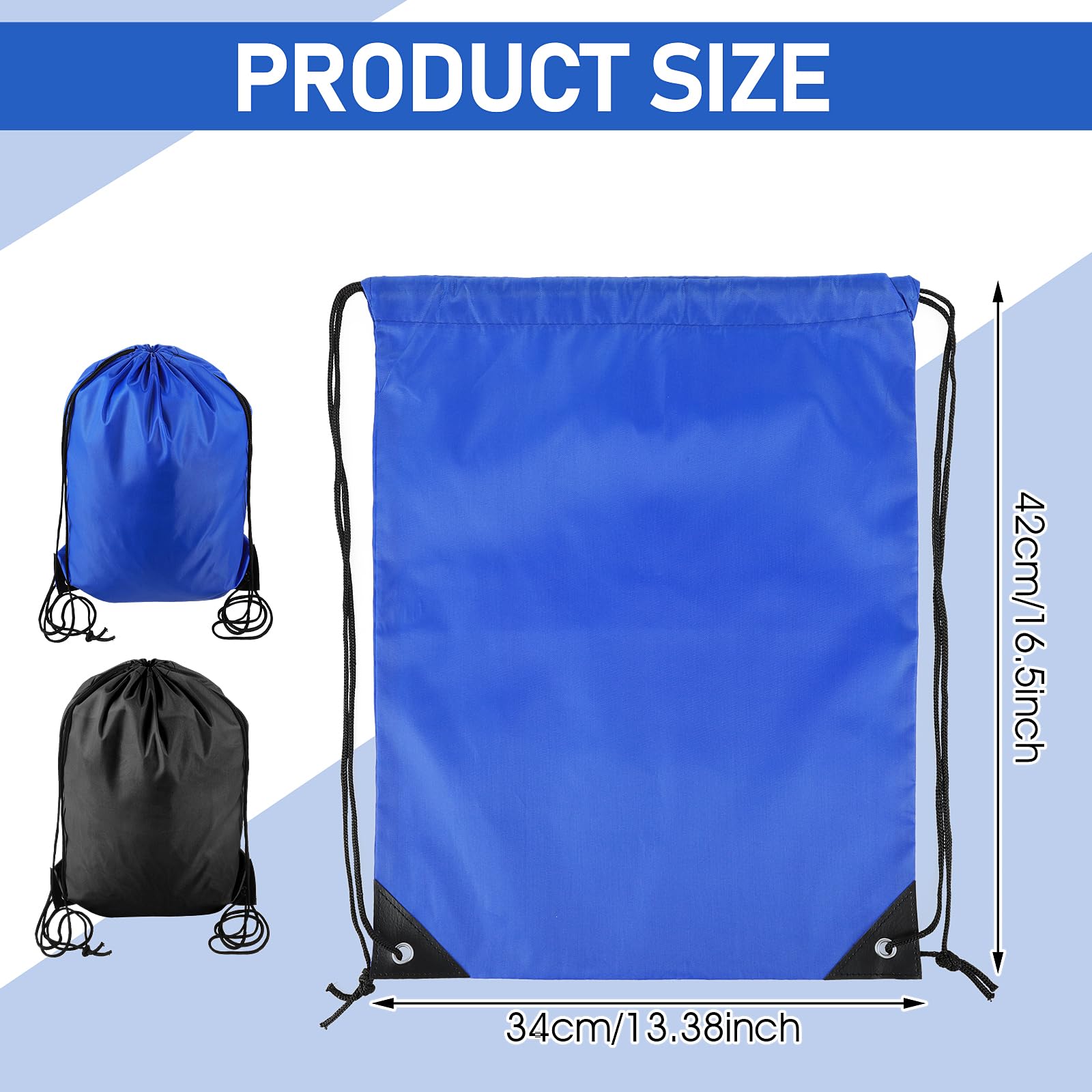 Grevosea Gym Drawstring Bags - Lightweight Sports Backpack for Men & Women - Perfect for Workout, Travel, and Beach