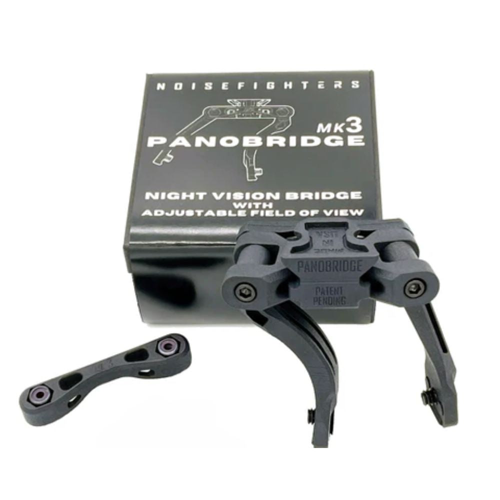 Noisefighters Panobridge MK3 Night Vision Bridge Mount - Dual PVS-14 Compatible for Tactical & Military Use | Enhanced Comfort & Durability for Night Operations, Hunting, and Airsoft