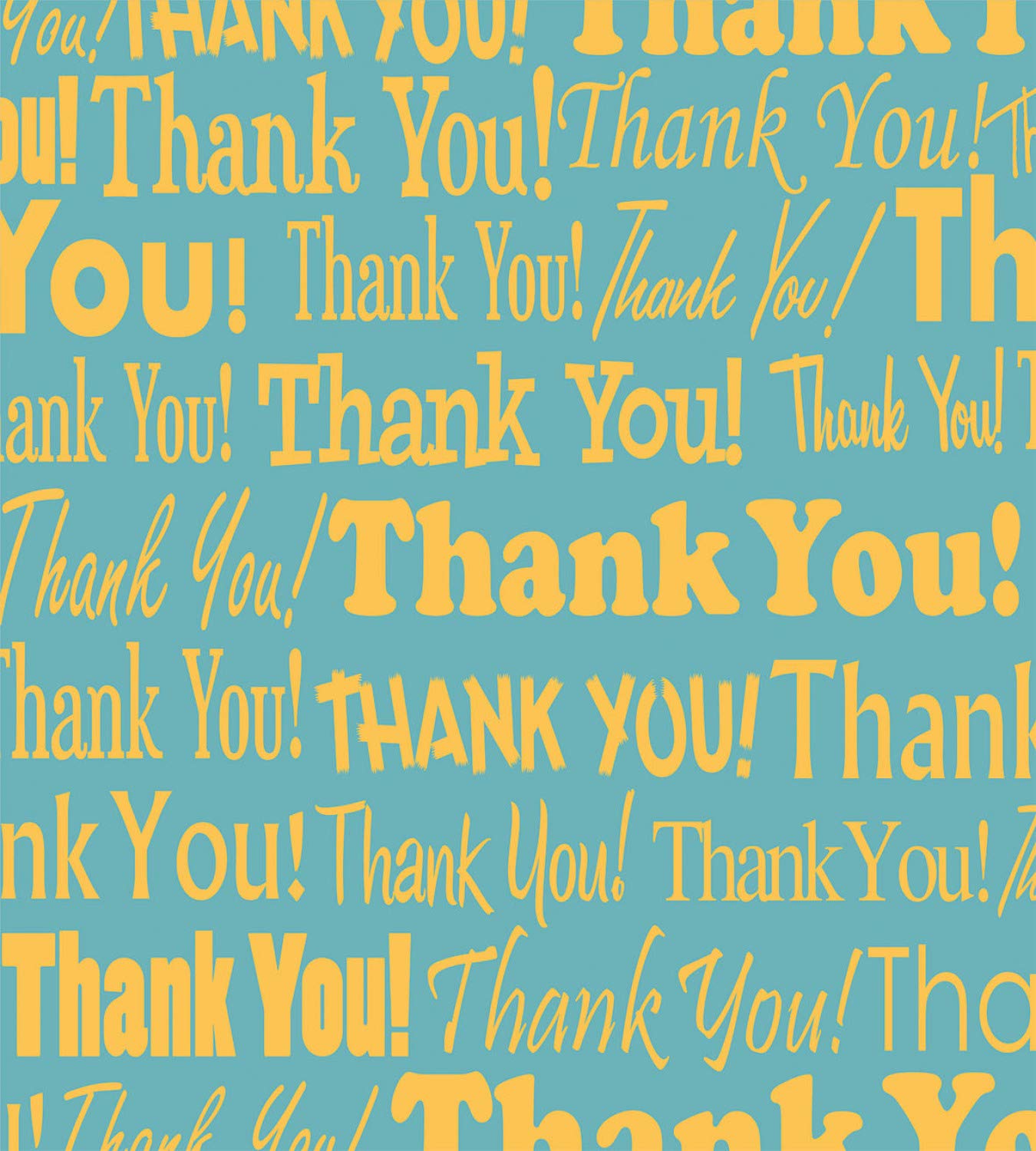 Ambesonne Thank You Duvet Cover Set - King Size 3 Piece Bedding with 2 Pillow Shams | Appreciation & Gratitude Themed Artwork in Pale Orange & Cadet Blue | Perfect for Guest Rooms, Thank You Gifts & Home Decor