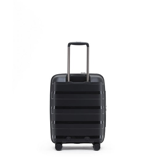 Tosca Comet 20 Inch Small 4 Wheel Hard Shell Suitcase Luggage - Black | Perfect for Carry-On Air Travel, Weekend Getaways & Business Trips