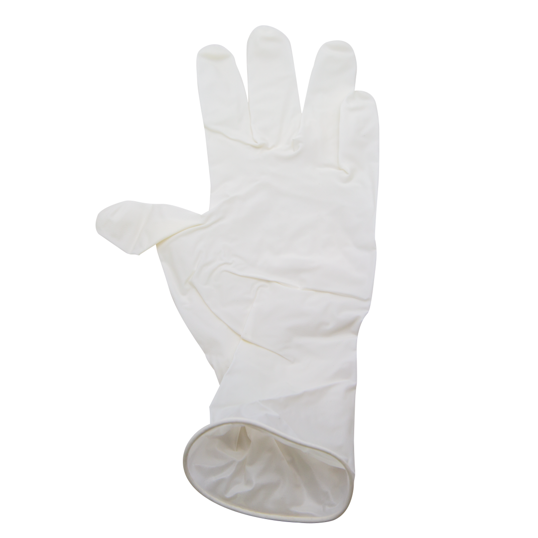 Protex Nitrile White Gloves Powder-Free & Latex-Free - Disposable Protective Gloves for Medical, Food Handling & Cleaning