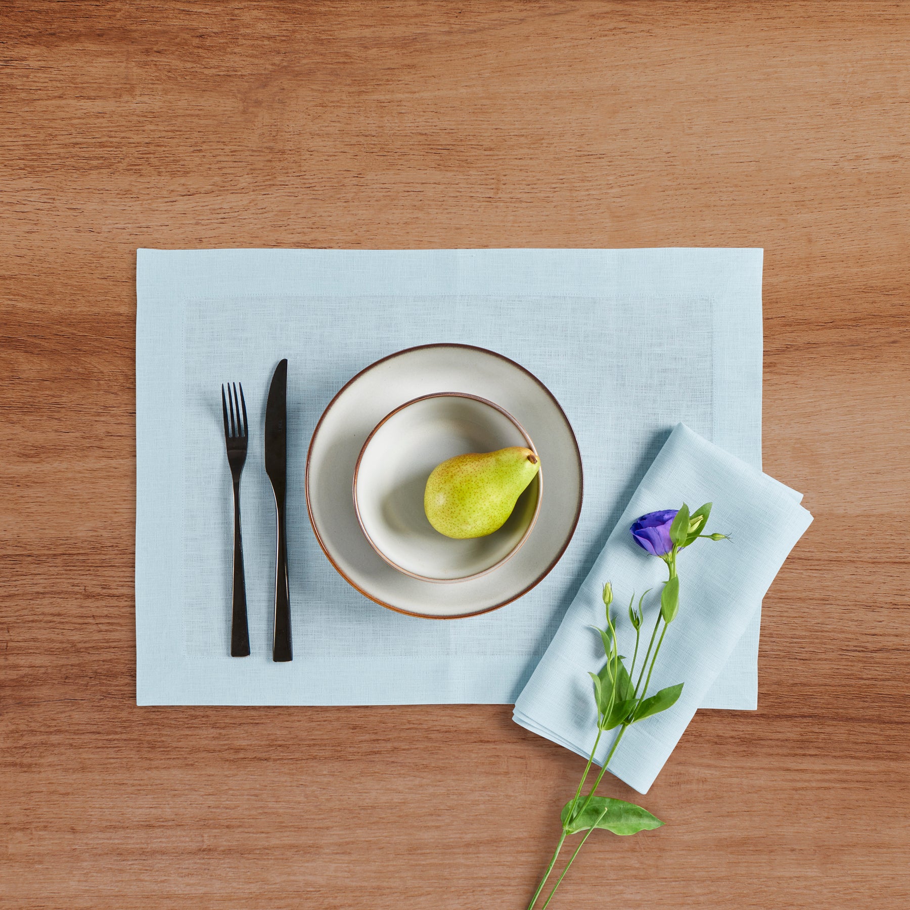 Premium Fete Placemats Set of 6 - Waterproof & Washable Table Mats for Dining - Elegant Home Decor for Parties, Holidays & Everyday Use