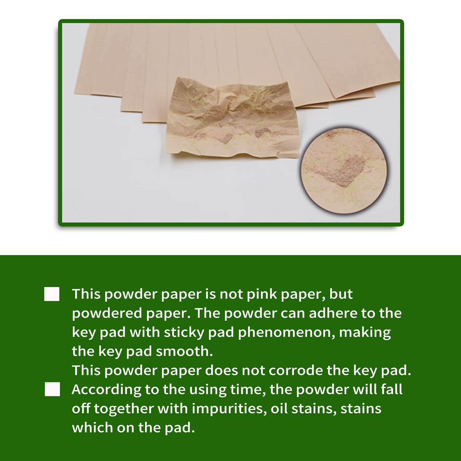 Premium Powder Paper for Flute, Clarinet & Saxophone - 10-Piece Set (±1) | Prevents Sticking Keys & Improves Playability | Perfect for Musicians, Band Practice & Professional Performances