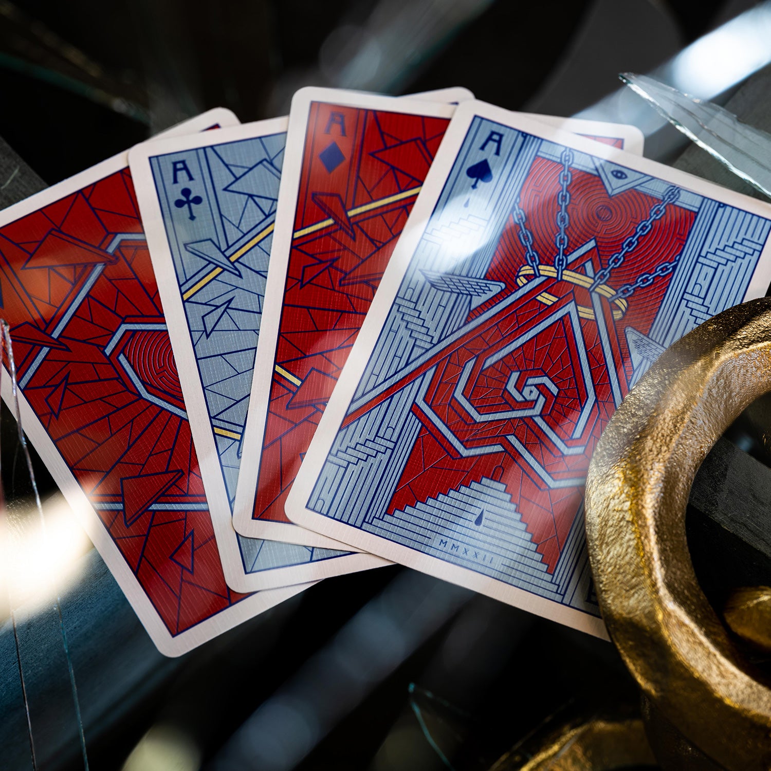 Memoria Ancestrale Playing Cards - Premium Tarot-Style Deck for Collectors & Game Nights | Unique Gift for Card Enthusiasts & Spiritual Seekers