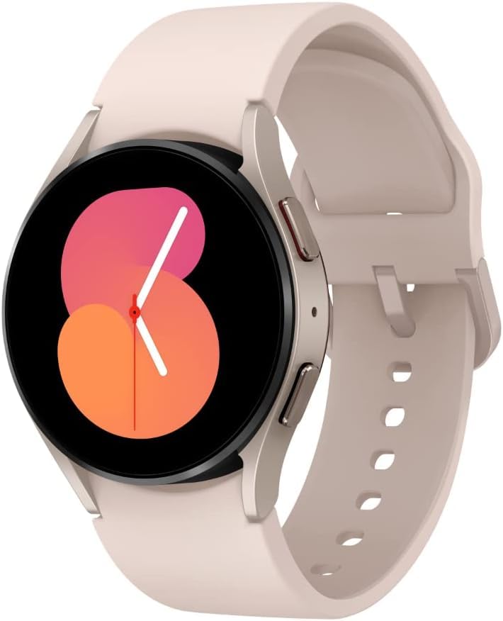 SAMSUNG Galaxy Watch 5 40mm LTE Smartwatch with Body, Health & Fitness Tracker, Sleep Monitor, Long Battery Life, Sapphire Glass, GPS - US Version (Renewed, Pink Gold) - Perfect for Workouts, Running & Daily Activity Tracking