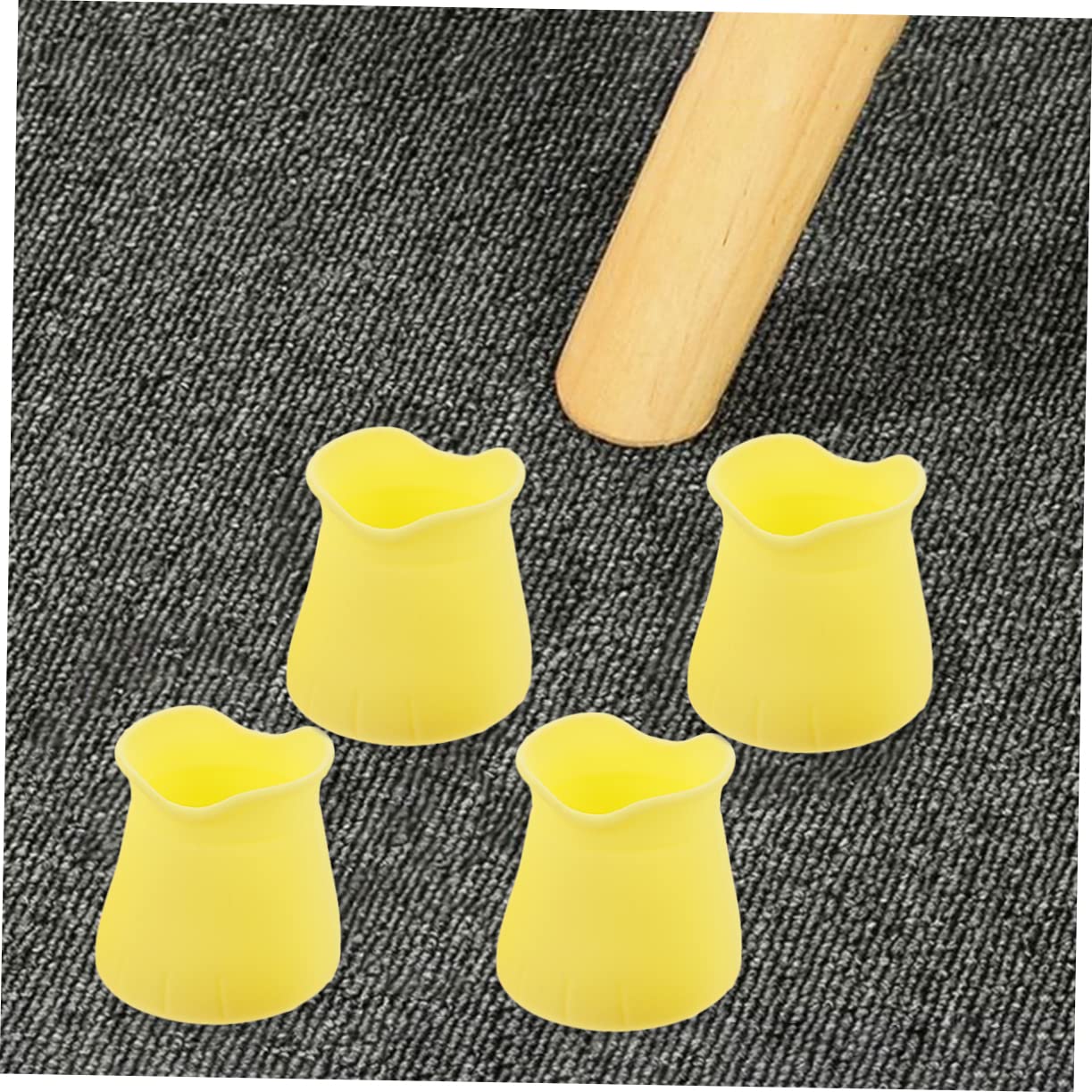 SEWOART Elegant Chair Leg Covers - 4 Pack Silicone Furniture Leg Protectors for Noise Reduction, Desk & Table Leg Protection - Perfect for Home, Office & Hardwood Floors