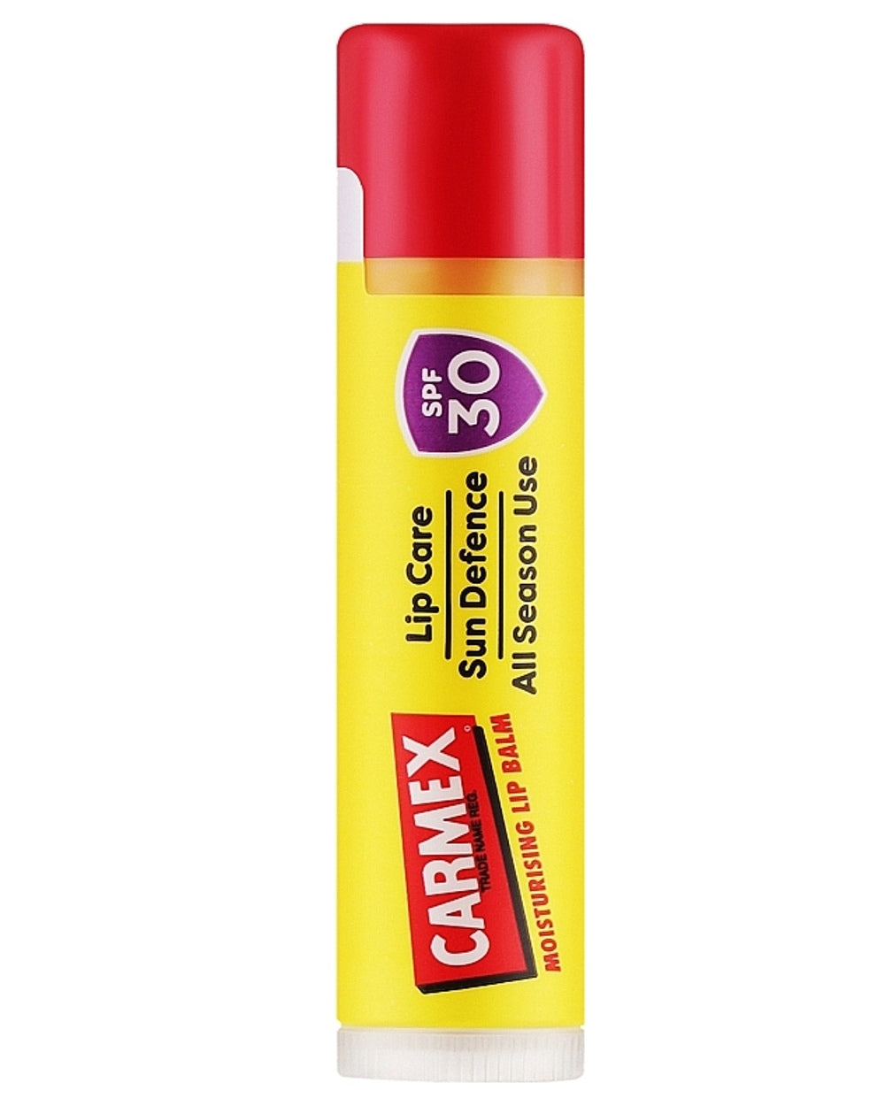 Carmex SPF30 Lip Balm Stick - Moisturizing & Sun Protection for Dry, Chapped Lips - Tropical Flavor - Perfect for Outdoor Activities, Travel & Daily Lip Care