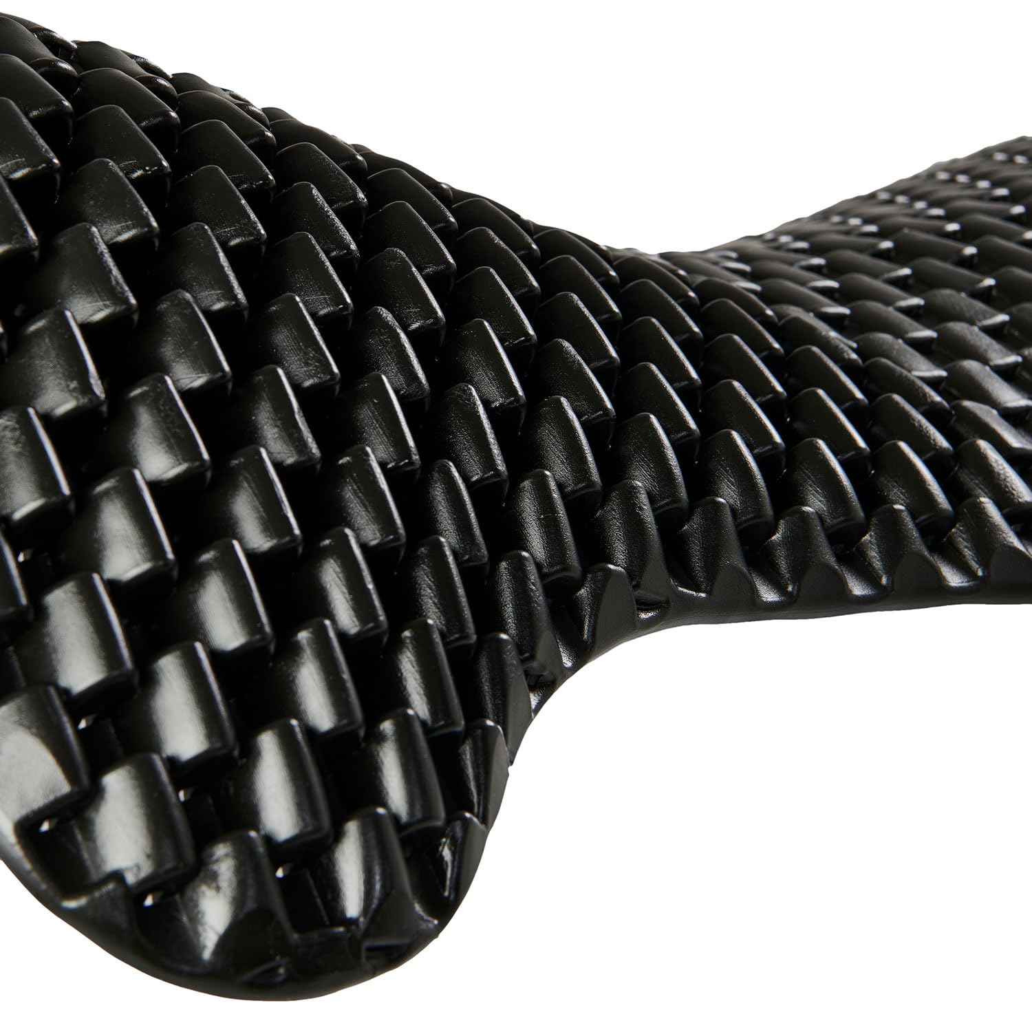 Acavallo Respira Air-Release Gel Pad & Front Riser - Black One Size | Shock-Absorbing Horse Saddle Pad for Comfort & Performance | Perfect for Dressage, Jumping & Trail Riding