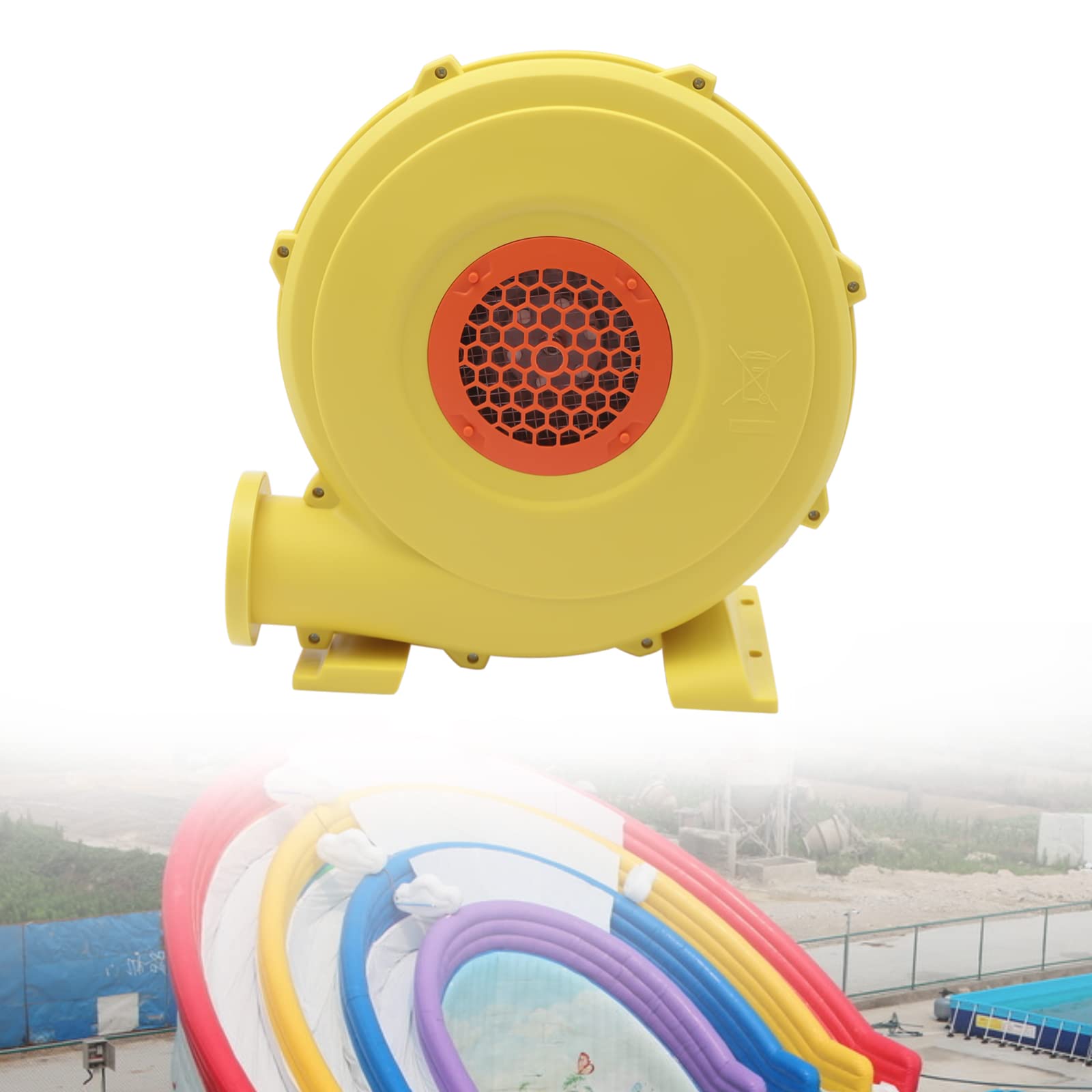 950W Heavy Duty Air Blower Pump - Commercial Grade Inflatable Blower for Bounce Houses, Balloons & Party Decorations - Powerful Outdoor/Indoor Use for Events, Carnivals & Backyard Fun