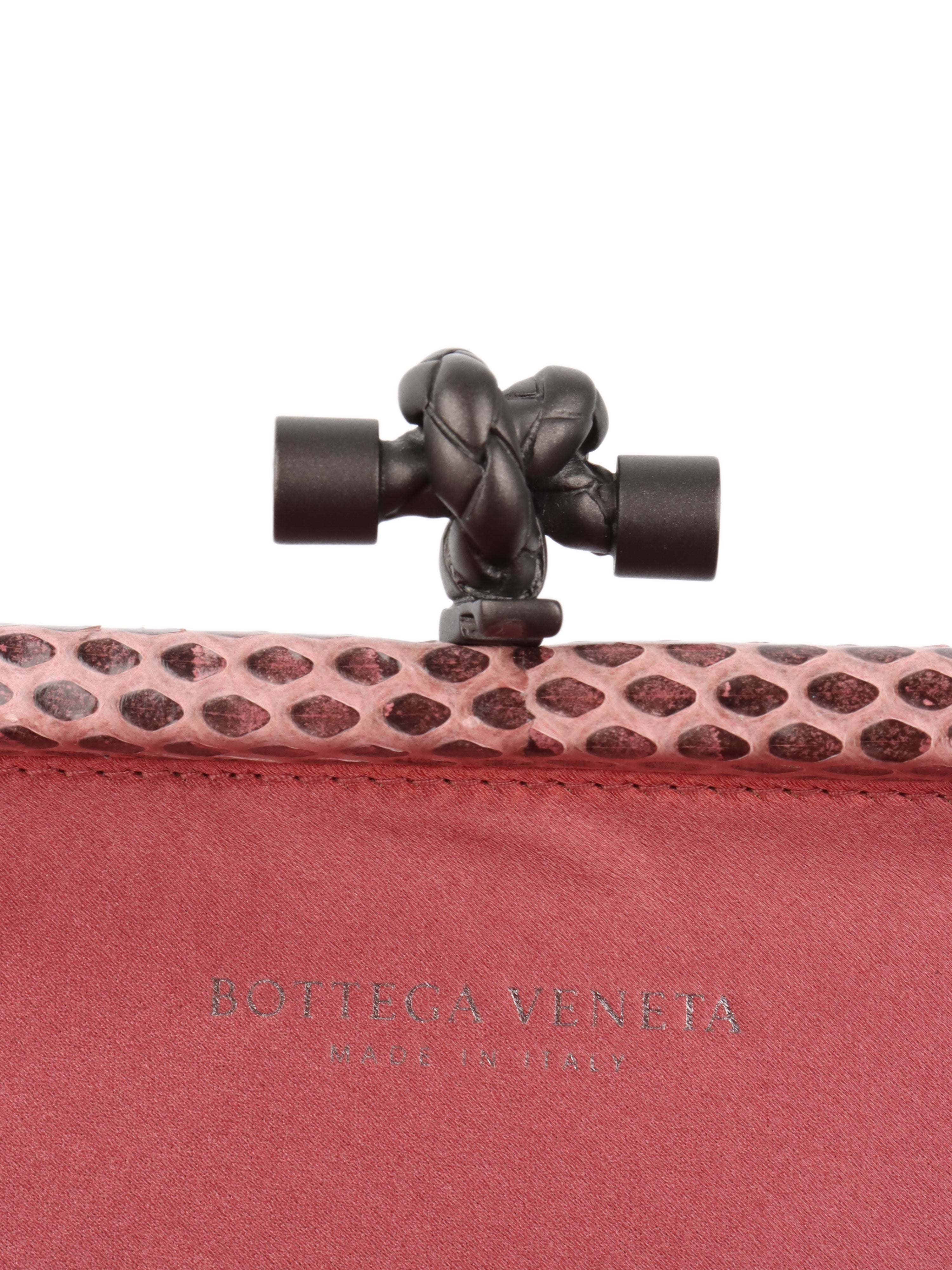 Bottega Veneta Pink Intrecciato Leather Long Clutch Bag - Luxury Woven Crossbody Purse for Women | Perfect for Evening Parties, Weddings & Special Occasions