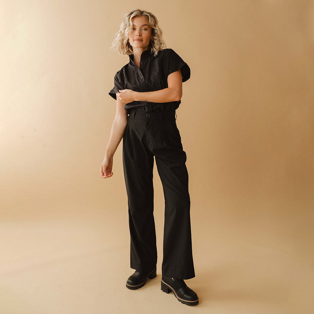 365 Jetsetter Black Pants - Comfortable & Stylish Travel Trousers for Men & Women | Perfect for Business Trips, Commuting & Casual Wear