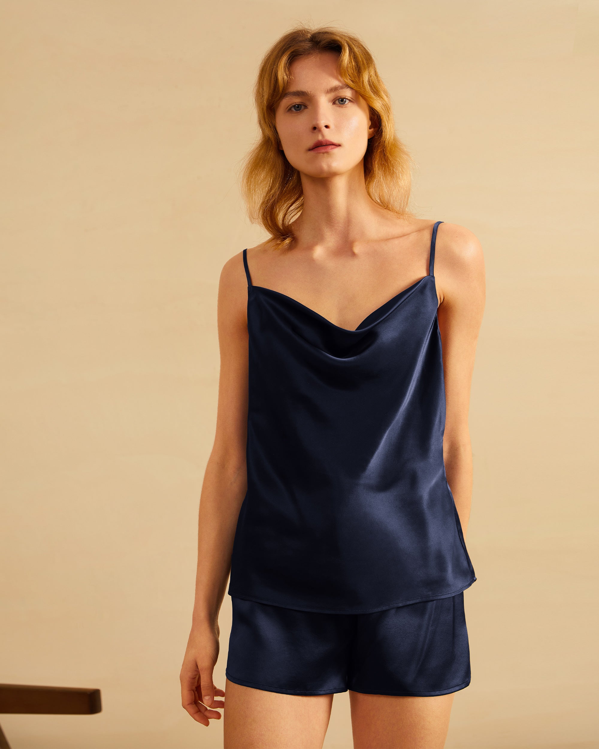 Luxury Silk Camisole for Women - Soft Satin Sleepwear & Lingerie Top - Perfect for Nightwear, Lounge Wear and Romantic Occasions