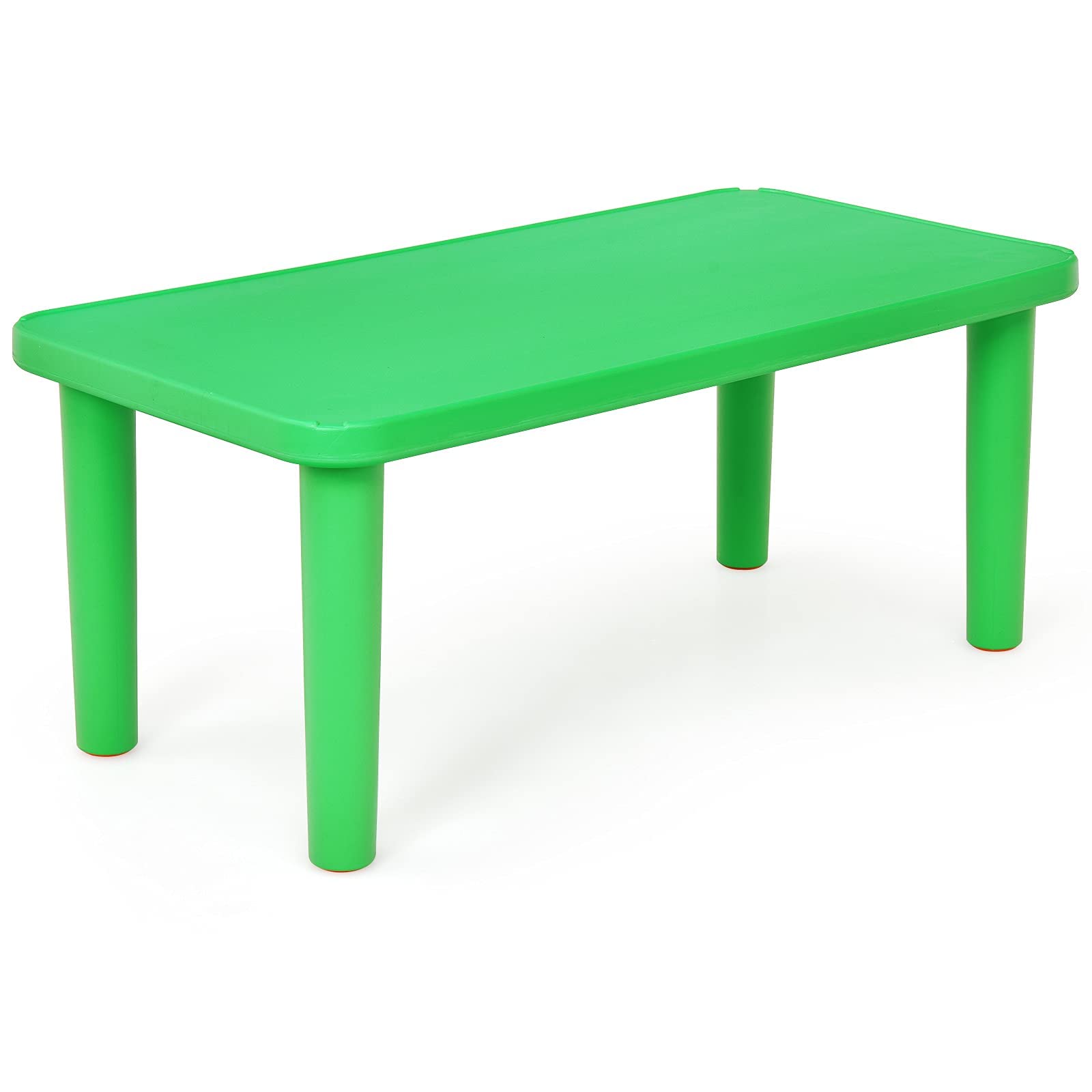 KOTEK Kids Activity Table - Lightweight Plastic Rectangle Table for Arts & Crafts, Homework, Snack Time - Perfect for Playrooms, Daycare & Preschool - Green (Great for Creative Play, Learning & Snack Breaks)