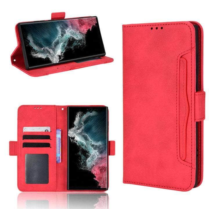 Samsung Galaxy S22 Leather Wallet Case with Removable Card Slot - Slim Protective Cover for Credit Cards & ID - Perfect for Everyday Use, Travel & Business