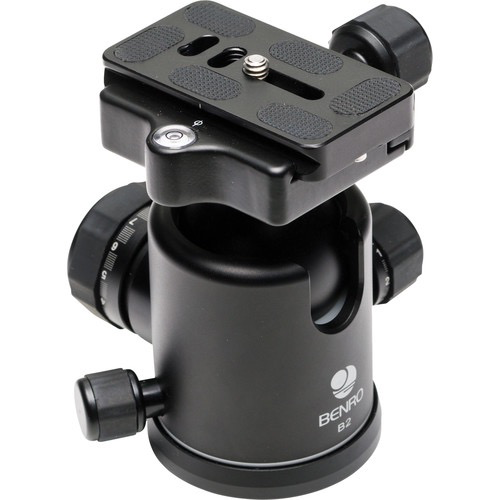 Benro B2 Double Action Ballhead - Professional Camera Tripod Head for DSLR & Mirrorless Cameras - Perfect for Photography, Videography & Travel Shooting