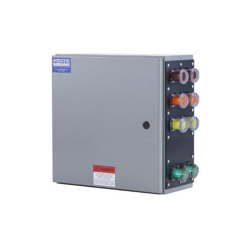 800A 480V Threaded Post Camlock Connection Box - Heavy Duty Electrical Power Distribution for Industrial & Construction Sites