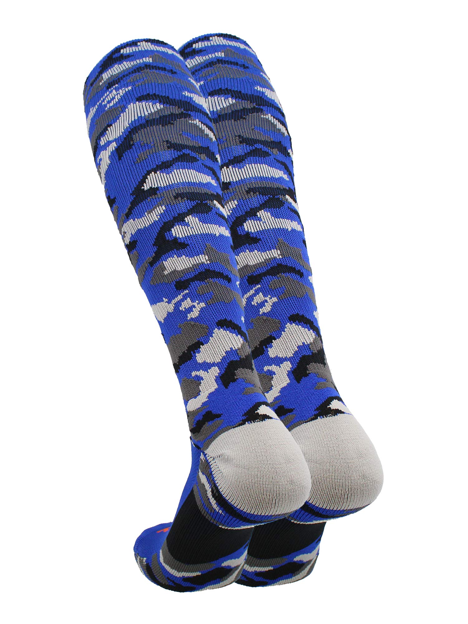 TCK Sports Elite Performance Over The Calf Camouflage Socks - Breathable & Moisture-Wicking for Running, Hiking & Outdoor Activities