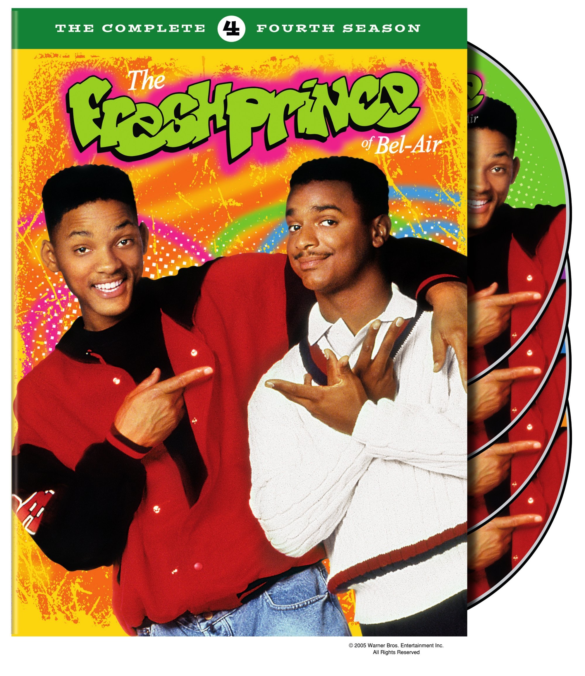 The Fresh Prince of Bel-Air Season 4 DVD - Classic 90s Comedy TV Show Collection - Perfect for Binge Watching & Nostalgic Entertainment