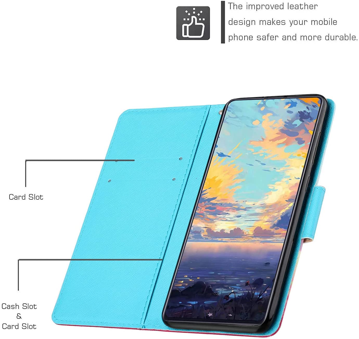 Samsung Galaxy S22 Ultra Wallet Case with Credit Card Slot - Premium Leather Magnetic Cover for Shockproof Protection | Perfect for Travel, Work & Everyday Use