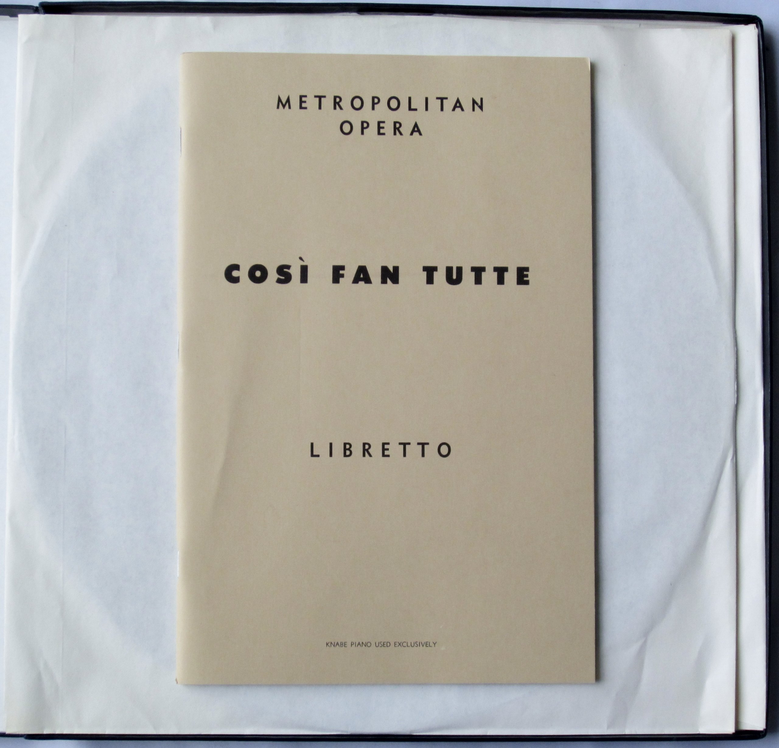 Mozart: Cosi Fan Tutte Opera in English - Perfect for Classical Music Lovers & Theater Performances