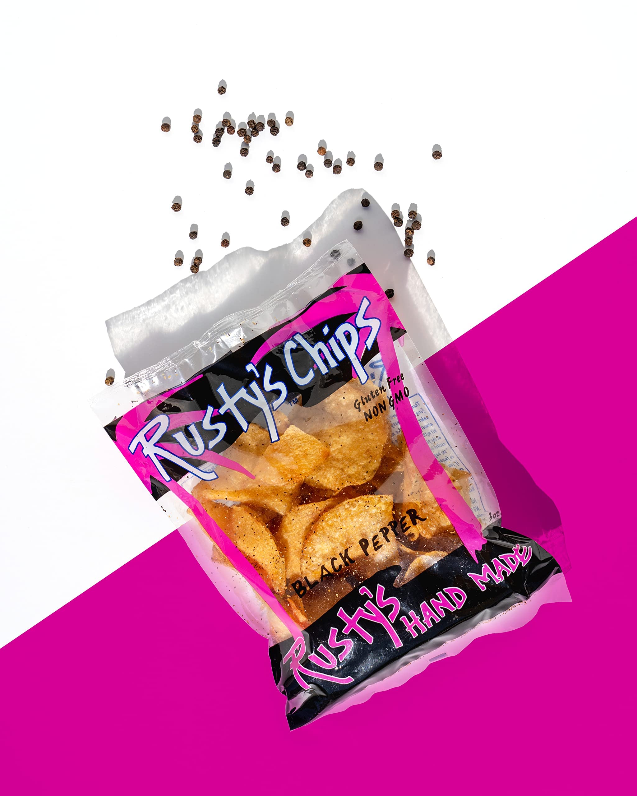 Rusty’s Crunchy Healthy Chips - Gluten Free, Non-GMO, Vegan Snacks - No Preservatives - Perfect for On-the-Go, Lunchboxes & Movie Nights