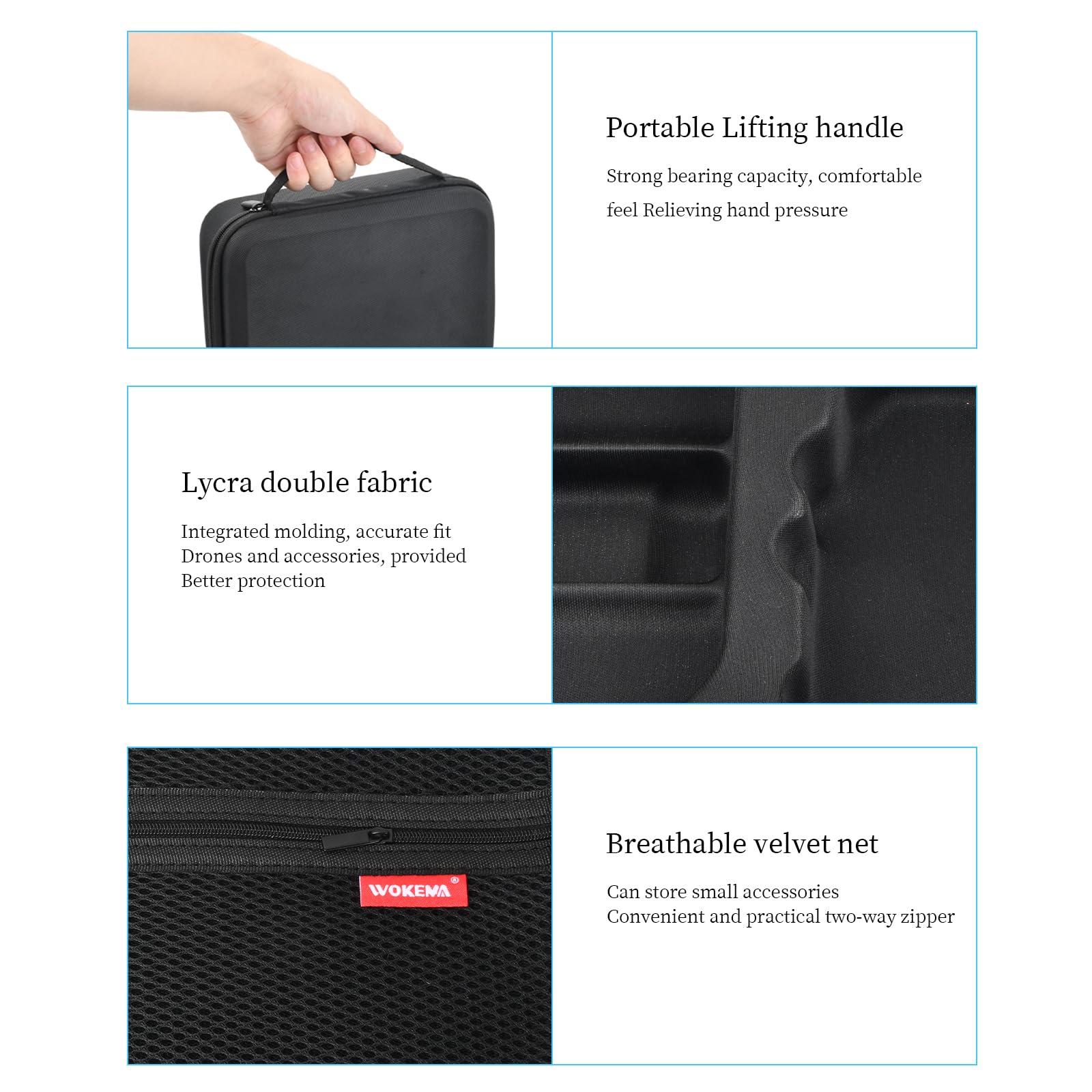 DJI Mavic Mini 2/Mini 2 SE Waterproof Hard Travel Case - Compact Protective Storage Bag for Drone Accessories | Shockproof EVA Shell | Perfect for Travel, Hiking & Outdoor Adventures | Fits Remote Controller, Batteries, Propellers (White) | Ideal for Aerial Photography, Drone Enthusiasts & Professional Pilots | Great for Travel Protection, Drone Storage & Field Operations