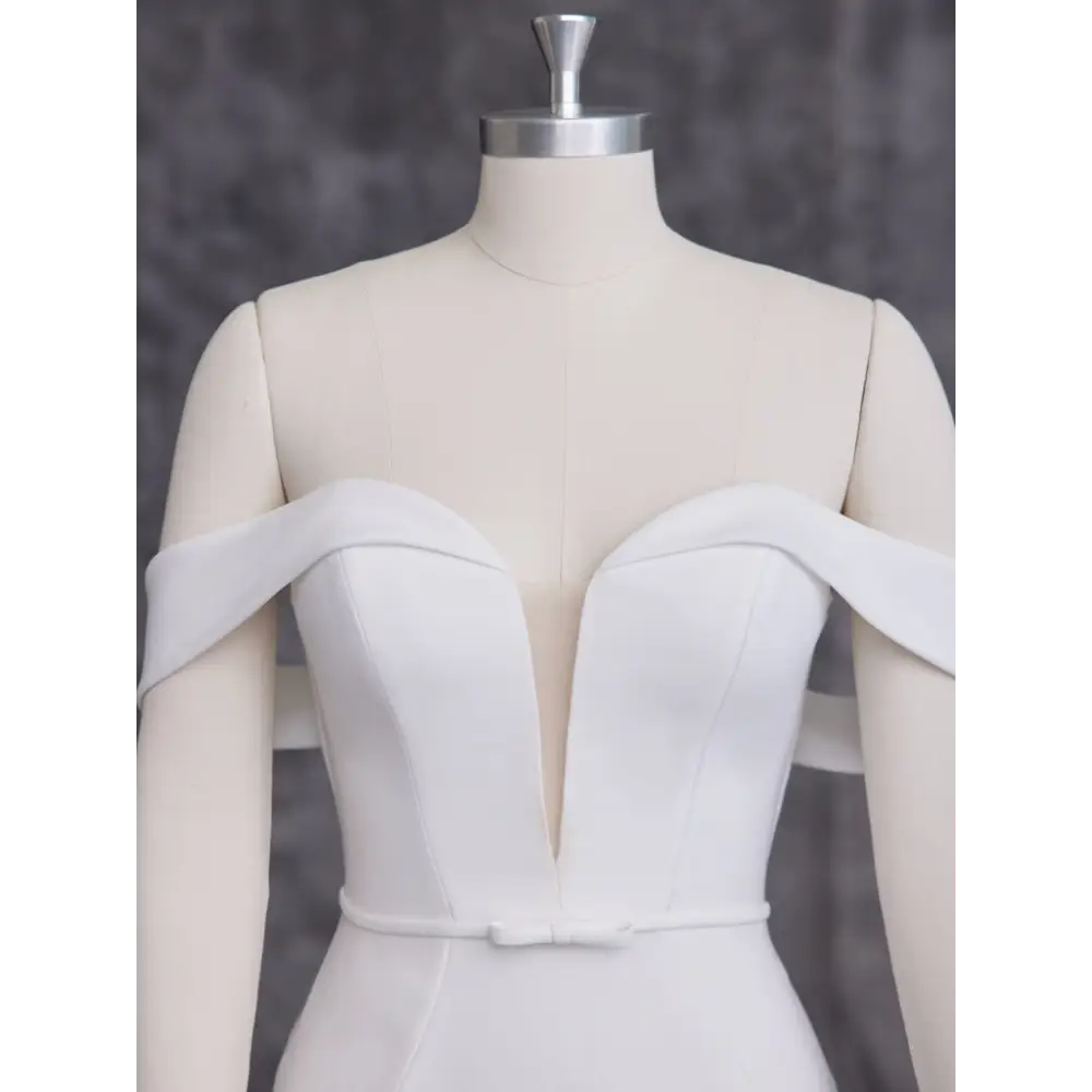 Rebecca Ingram Moriah Wedding Dress - Elegant Lace A-Line Gown for Brides, Church Ceremonies & Formal Events