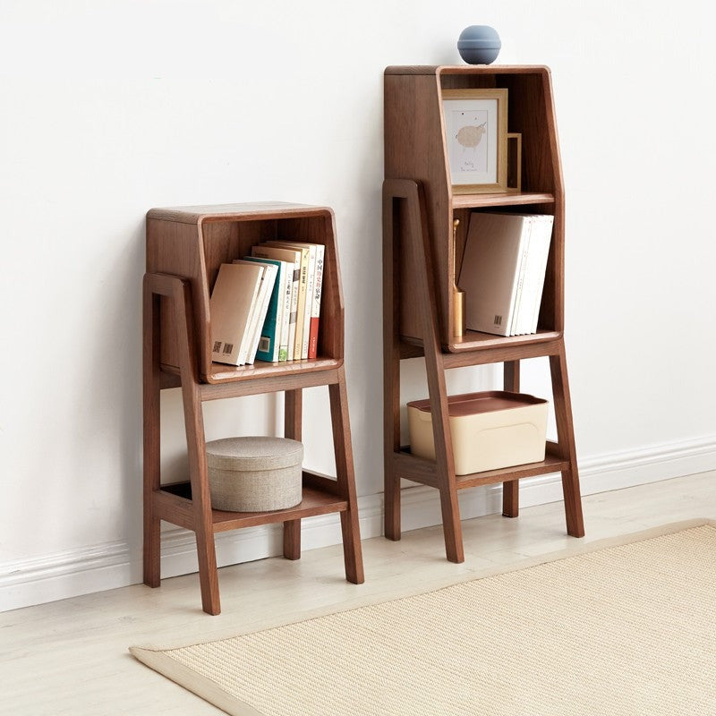 Solid Oak Wood Side Cabinet - Rustic Storage Cabinet for Living Room, Bedroom, or Entryway - Perfect for Organizing Books, Decor, and Essentials