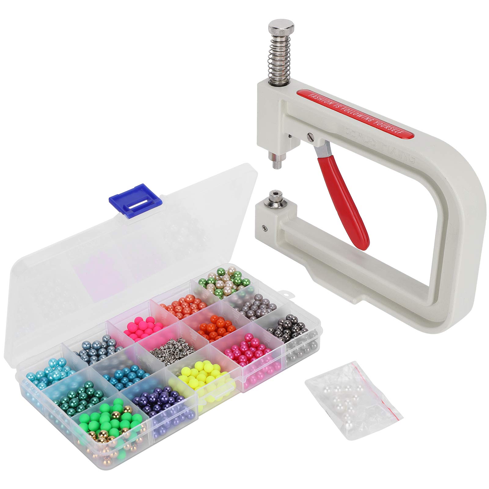 Pearl Setting Tool - Labor Saving Pearl Setting Machine for Clothing, Scarves & Jewelry | Easy DIY Pearl Embellishment for Fashion Accessories & Home Decor