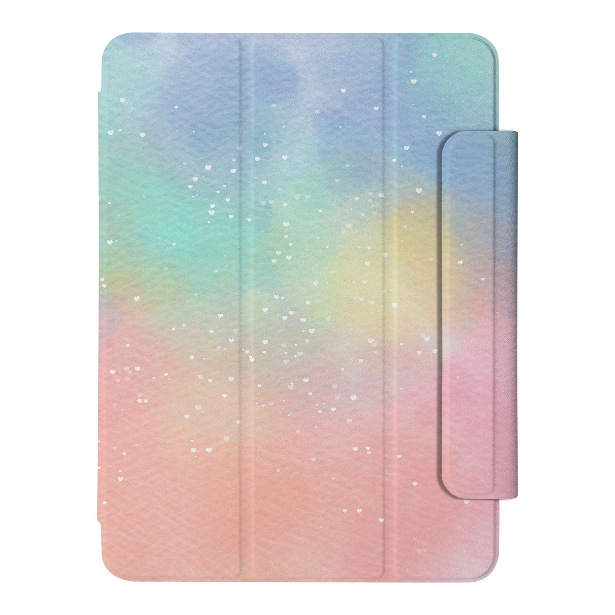 iPad SlimFit Case with Abstract Watercolor Splash Design - Ultra Thin Lightweight Protective Cover for iPad Air/Pro - Perfect for Work, Travel & Everyday Use