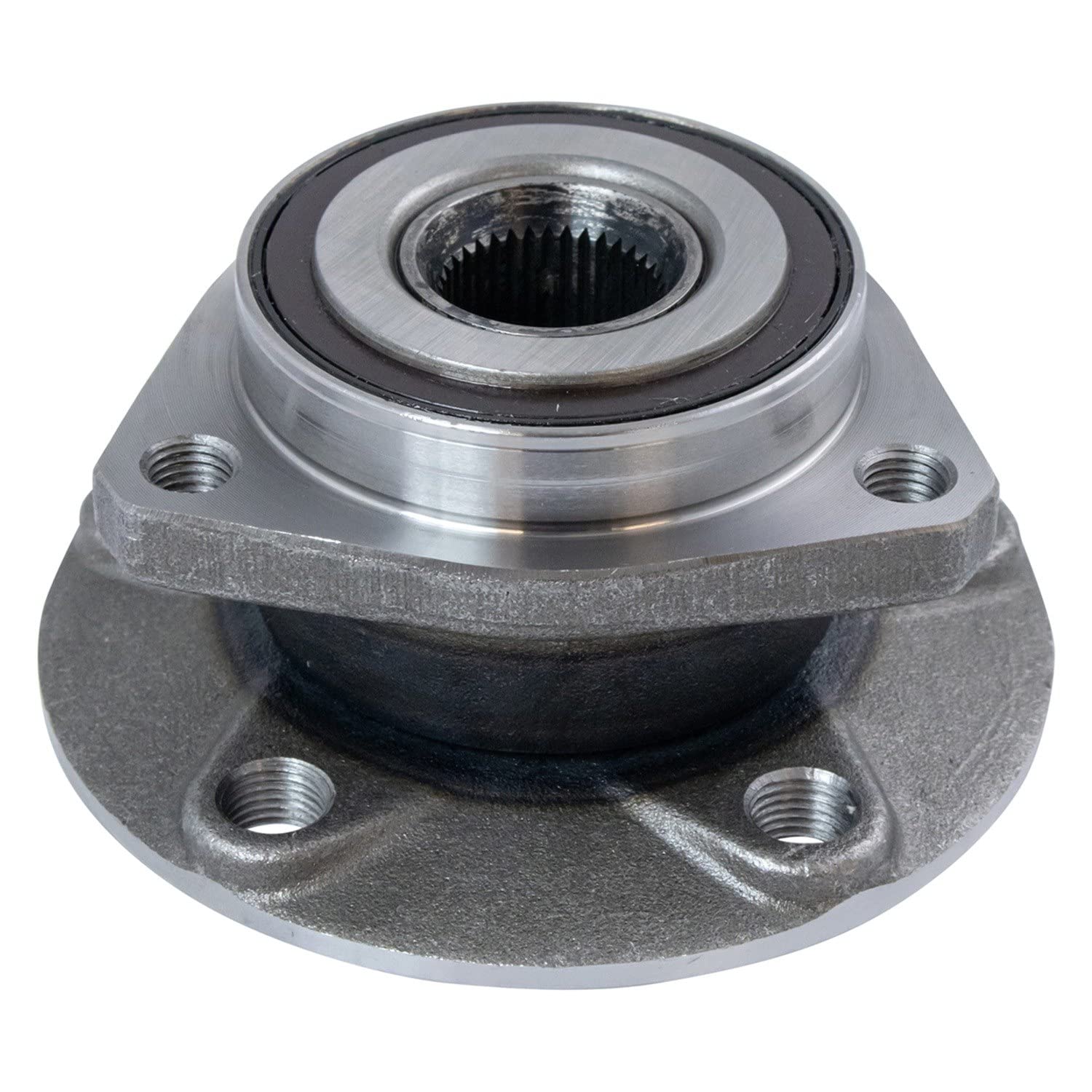 TRQ Front & Rear Wheel Bearing Hub Assembly Set - Left & Right Pair Compatible with VW Audi A3 A4 A5 Q3 Q5 (Perfect for DIY Repairs & Off-Road Adventures)